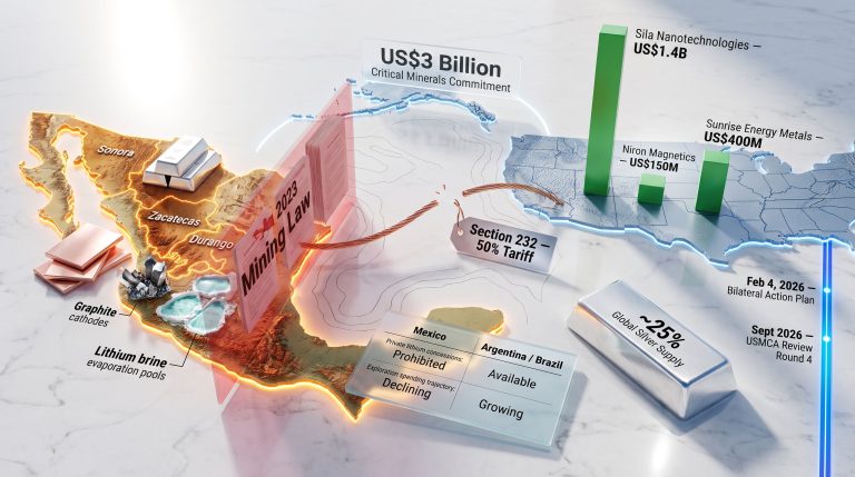 US Critical Minerals Funding Excludes Mexico in 2026