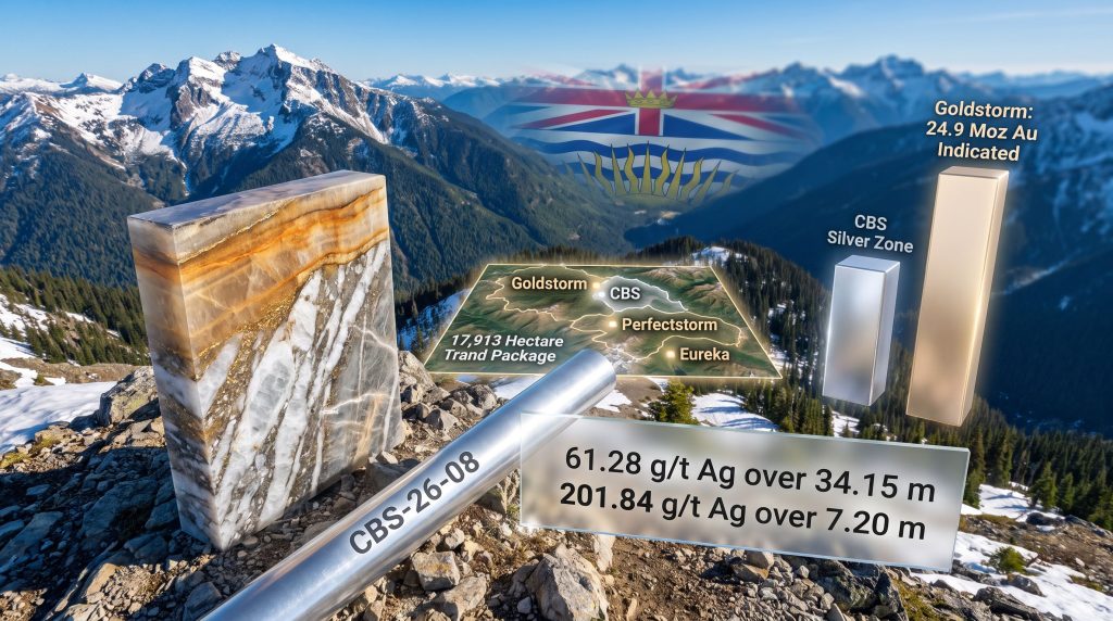 Tudor Gold CBS Zone Silver Discovery at Treaty Creek