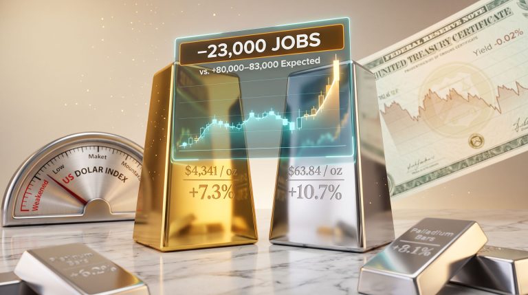 Gold & Silver Surge on Weak Jobs Report: 2026