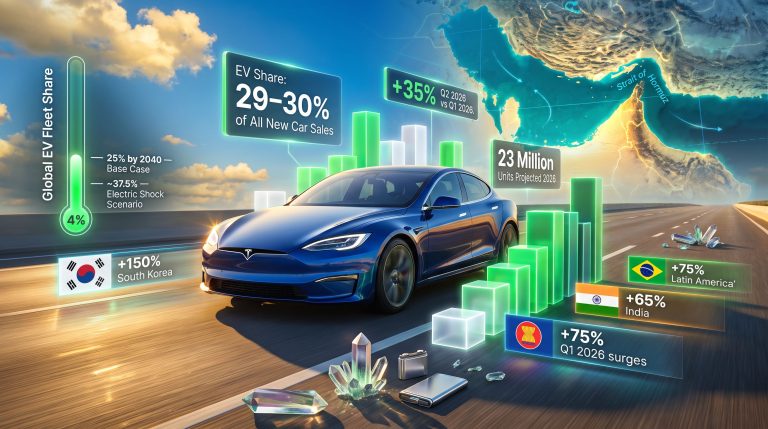 Hormuz Crisis Drives Record Global EV Sales 2026