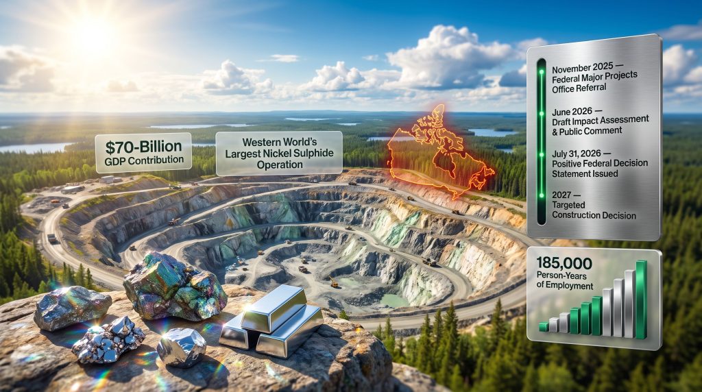 Crawford Nickel Project Gets Federal Approval in Canada