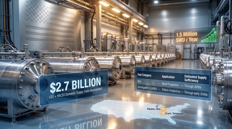 GAO Report: U.S. Enriched Uranium & HALEU Supply