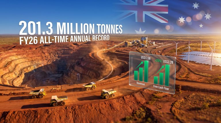 Fortescue Record Iron Ore Shipments: 201.3 Mt FY26