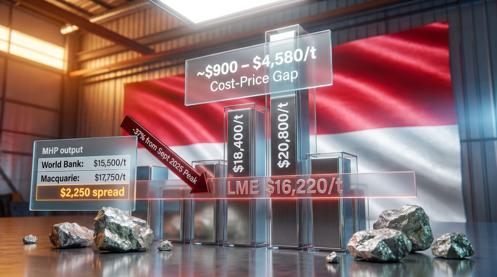 Indonesia Nickel Cost Floor: Policy Sets the Price