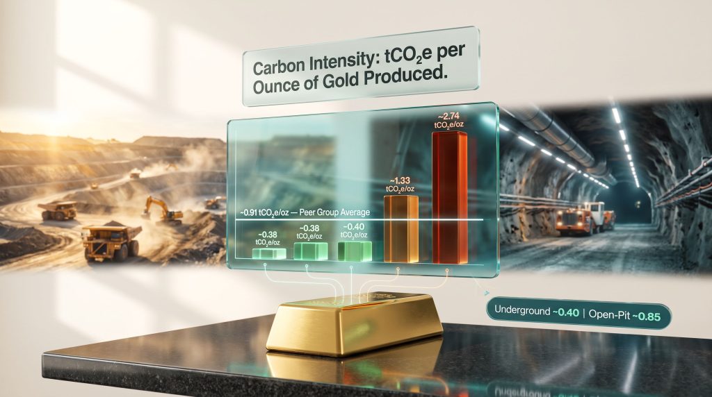 Gold Miners Carbon Intensity: What Drives the Gap