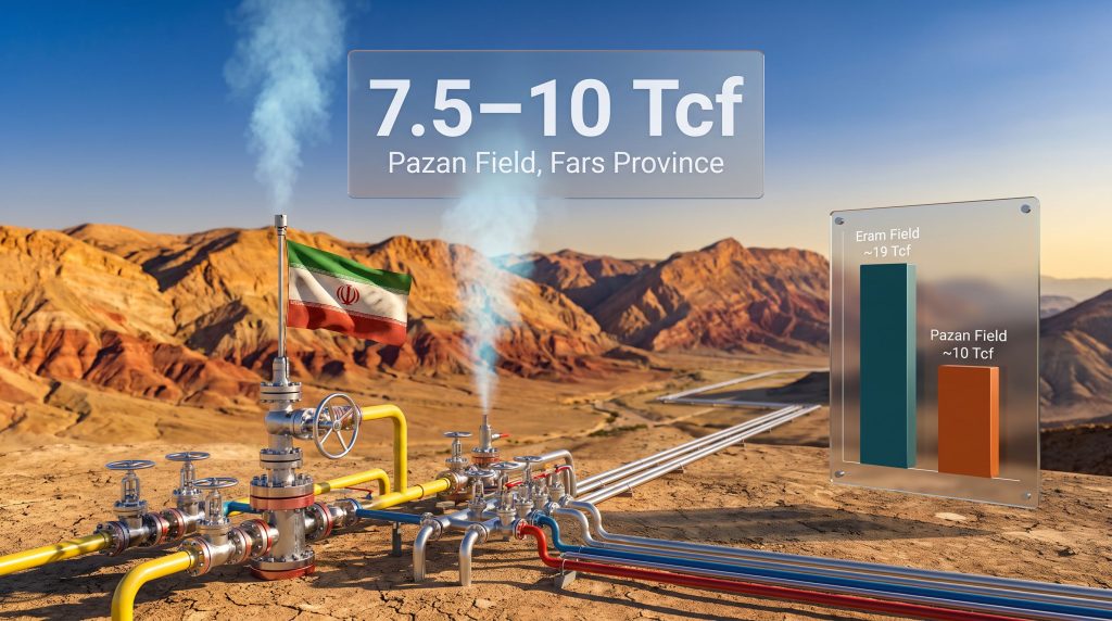 Iran Natural Gas Discovery in Fars Province: Pazan