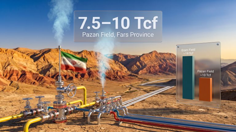 Iran Natural Gas Discovery in Fars Province: Pazan