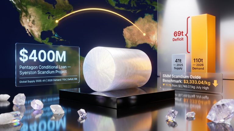 Pentagon Funds Sunrise Energy Metals Scandium Project
