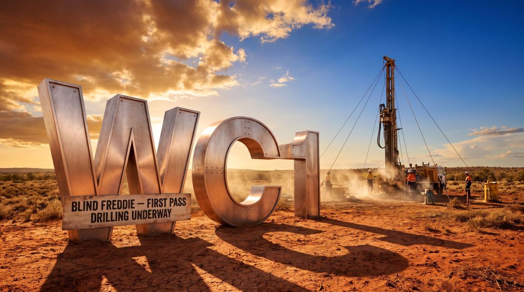 West Cobar Metals Ltd-WC1-WCH Blind Freddie drilling underway