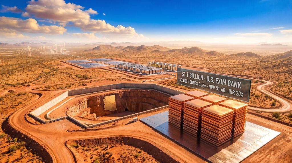 Ivanhoe Santa Cruz Copper Project Loan: $1.1B