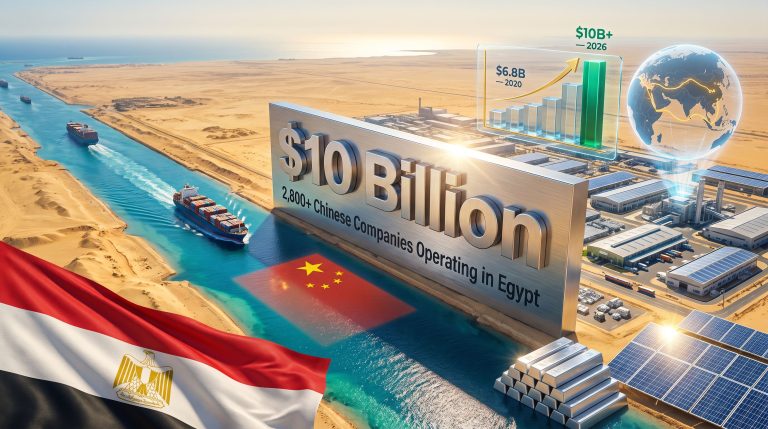 Chinese Investment in Egypt Surpasses $10 Billion
