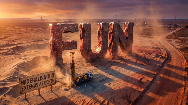 Fortuna Metals Ltd-FUN-FUN mineralisation extends at depth drilling scene