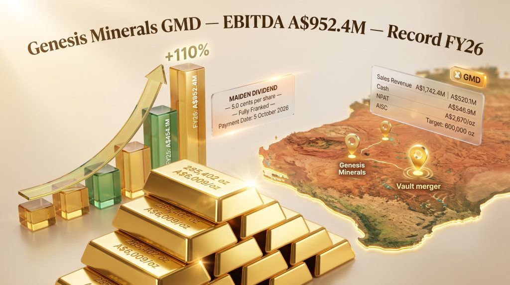 Genesis Minerals Maiden Dividend & FY26 Earnings