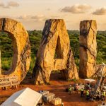 Dalaroo Metals Ltd-DAL-RC Drilling site with giant DAI stones