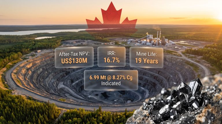 Abasca Loki Graphite PEA: NPV $130M & 16.7% IRR