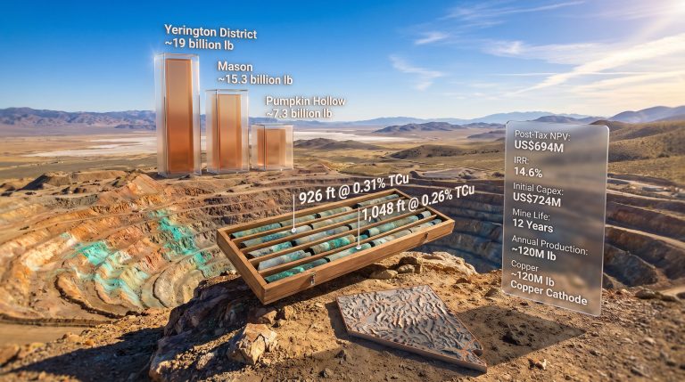 Lion Copper Yerington Bear Deposit Resource Estimate