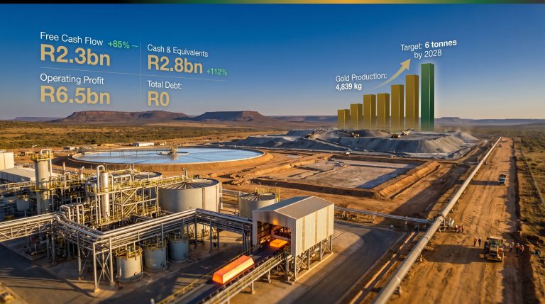 DRDGOLD Free Cash Flow Jumps 85% to R2.3bn in 2026