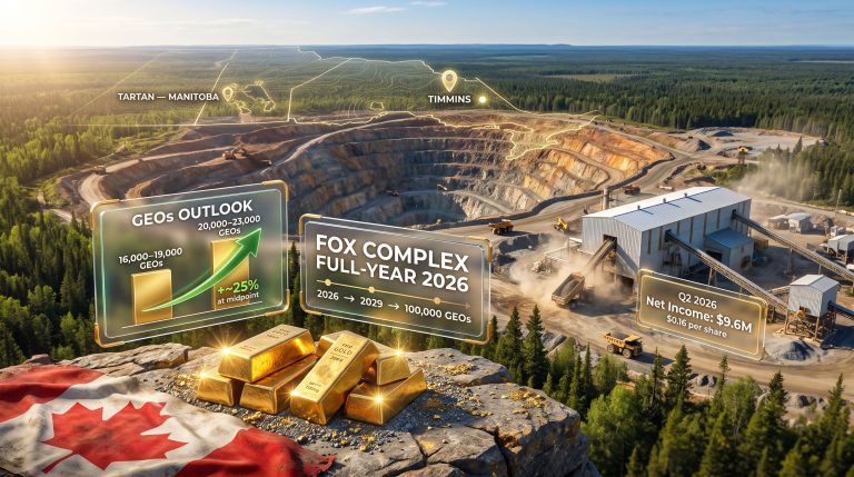 McEwen Fox Complex Output Guidance Raised 25%
