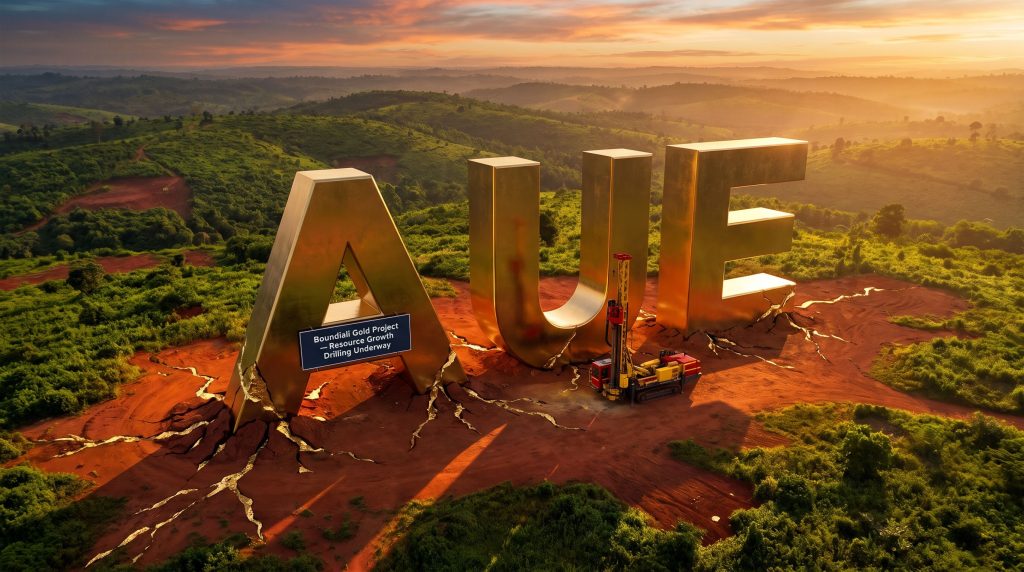 Aurum Resources Ltd-AUE-AUE Boundiali Gold Project drilling scene