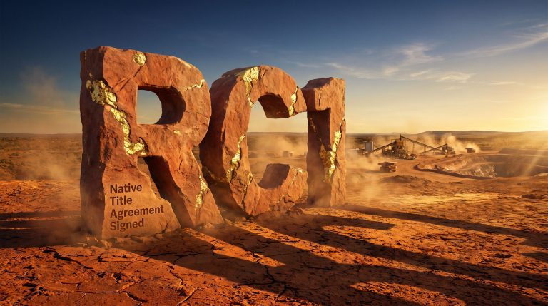 Redcastle Resources Ltd-RC1-RIO native title agreement signed monument