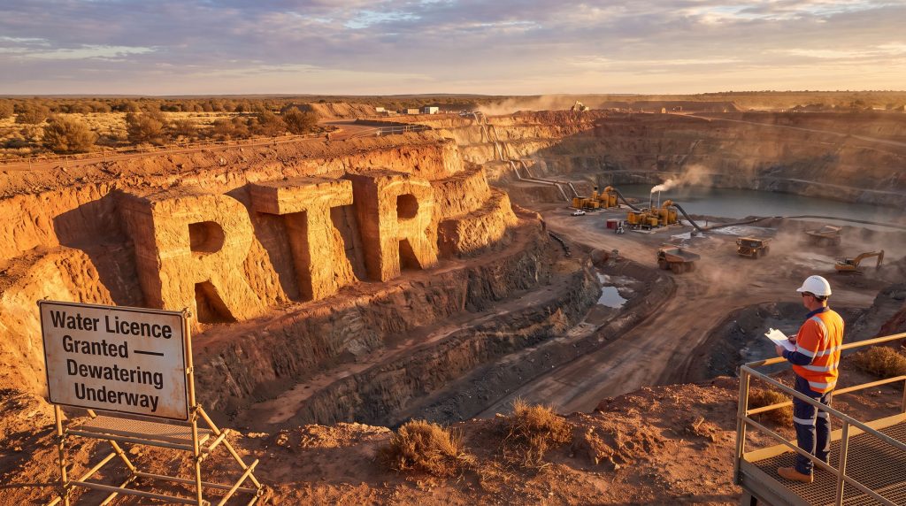 Rumble Resources Ltd-RTR-RTR open-pit mine dewatering operation