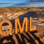 Qmines Ltd-QML-QML open-pit mining site aerial view
