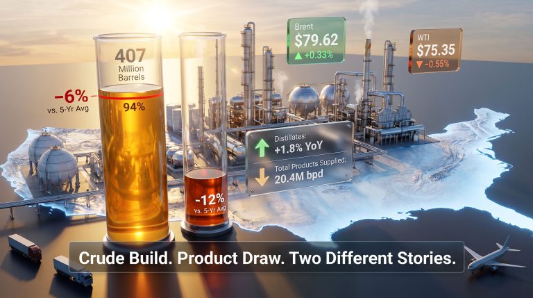 US Oil Product Inventories Continue to Fall in 2026