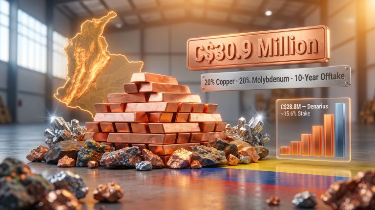 Copper Giant Denarius Trafigura Offtake Deal 2026
