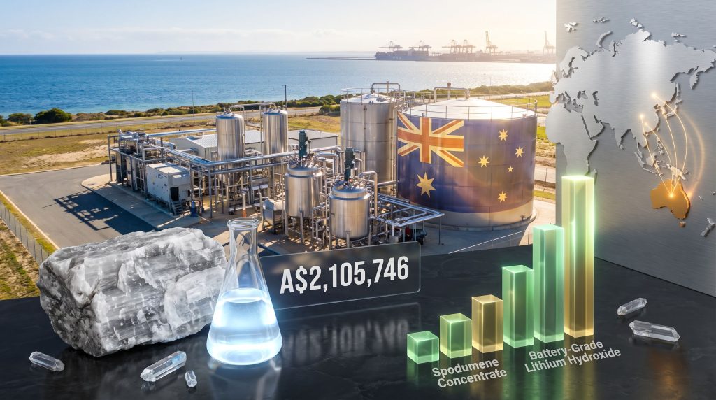 Australia Backs Lithium Refining Pilot With USD 2M Grant
