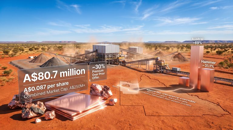 Austral Resources Acquires Hammer Metals for A$80.7M