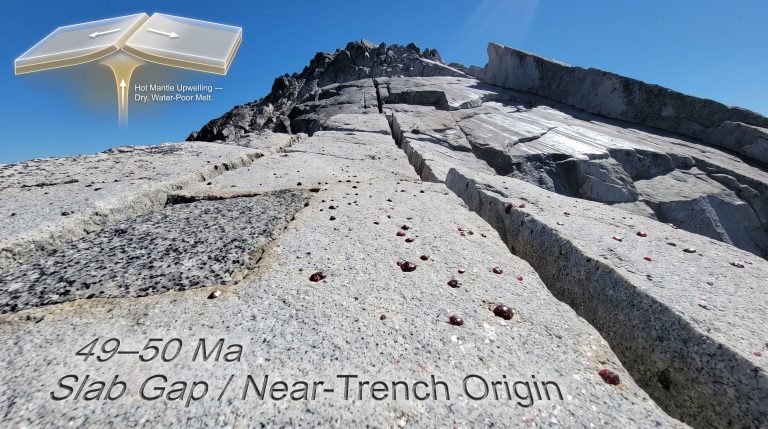 Mount Pilchuck Granite Slab Gap & Near-Trench Magma