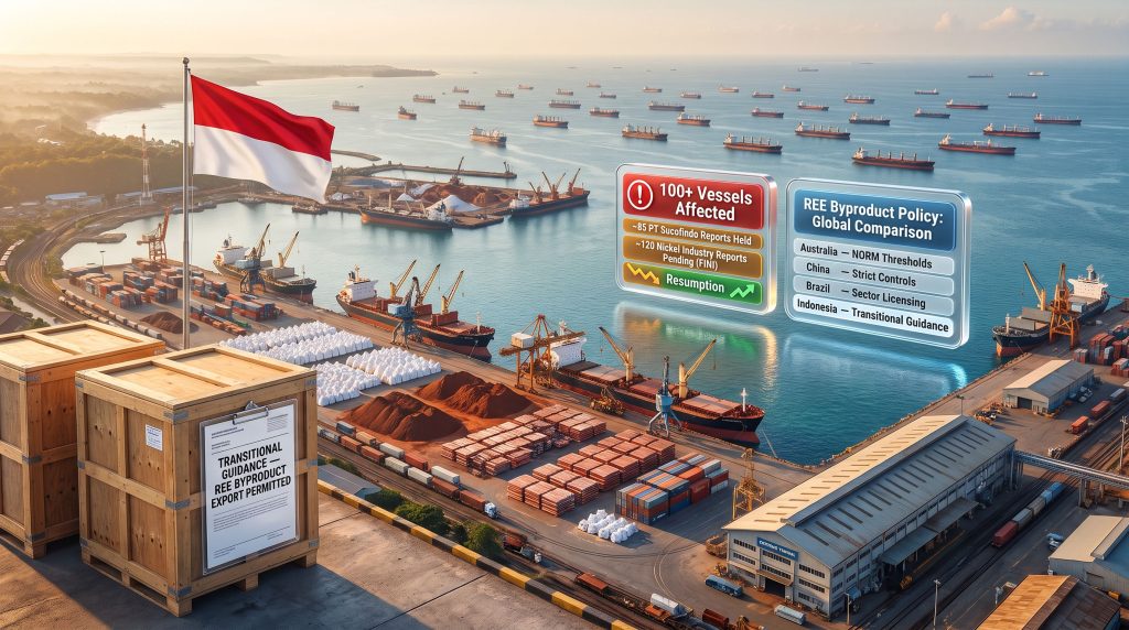 Indonesia Resumes Mineral Exports After REE Policy Fix