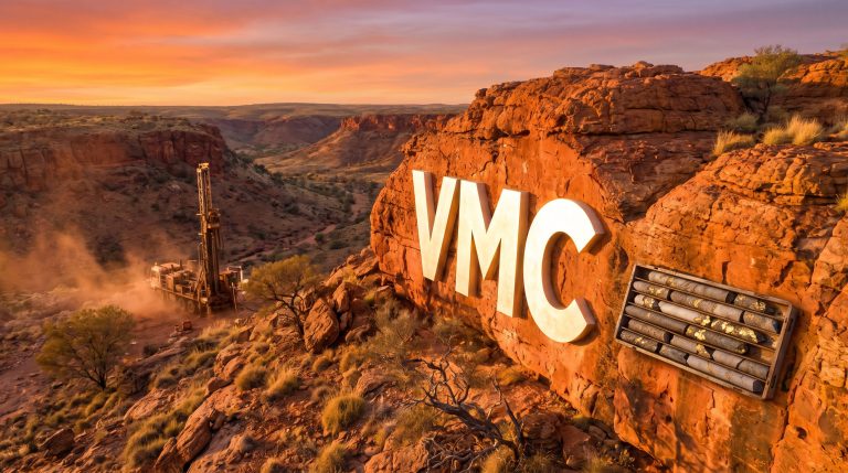 Venus Metals Corporation Ltd-VMC-VMC drilling site in desert canyon