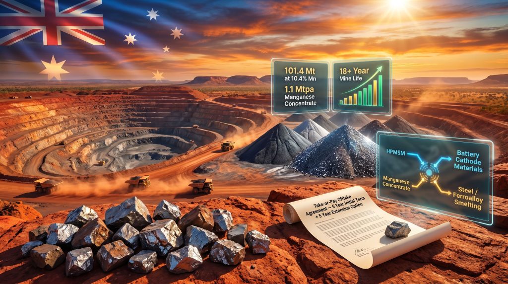 Element 25 OM Materials Manganese Supply Contract 2026
