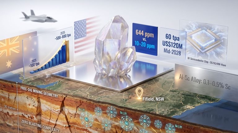 Sunrise Energy Metals Scandium Project at Syerston