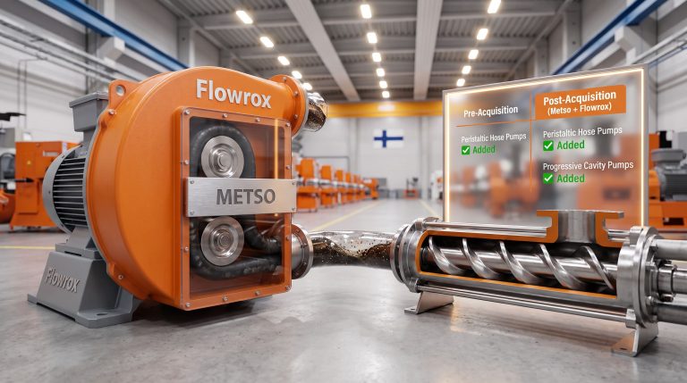 Metso Acquires Valmet Pump Technology: Flowrox Deal