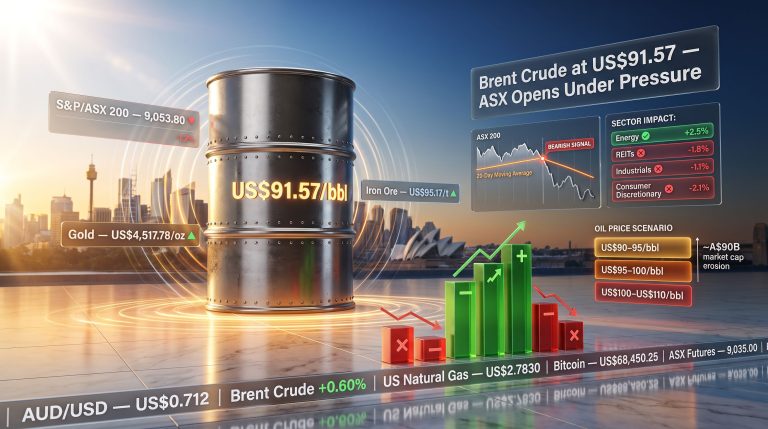 ASX Market Open: Oil Prices Impact on Stocks