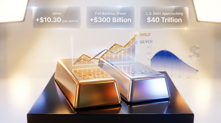 Gold & Silver Rally on Fed & Treasury Rate Suppression