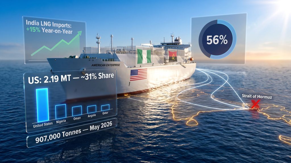 US Emerges as India's Largest LNG Supplier in 2026