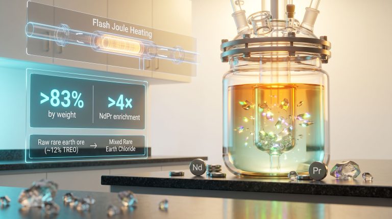 Metallium Rare Earth Chloride: Flash Joule Heating Results