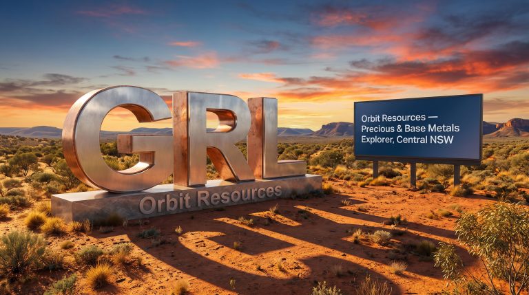 Godolphin Resources Ltd-GRL-Orbit Resources signage in Central NSW outback