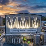 Viridis Mining and Minerals Ltd-VMM-VMM industrial recovery facility at sunset