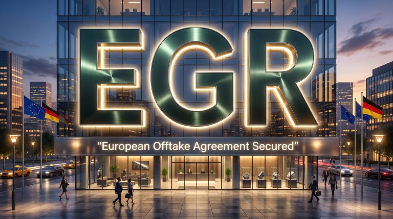 Ecograf Ltd-EGR-EGR European offtake agreement secured building display