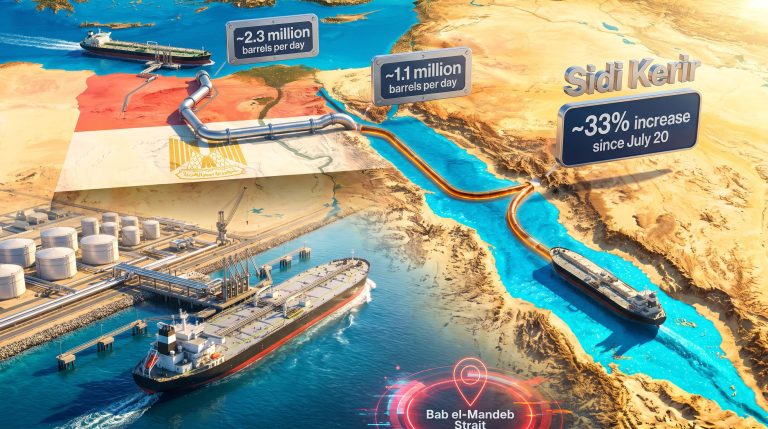 Saudi Oil Exports via Sidi Kerir to Evade Houthis