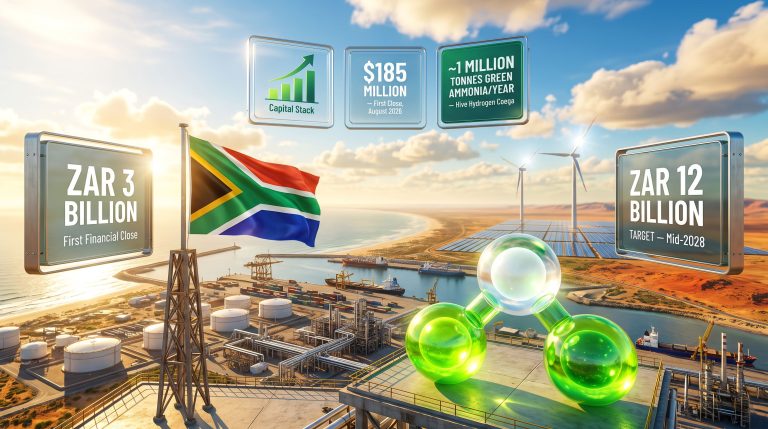 South Africa Green Hydrogen Fund Raises $185M