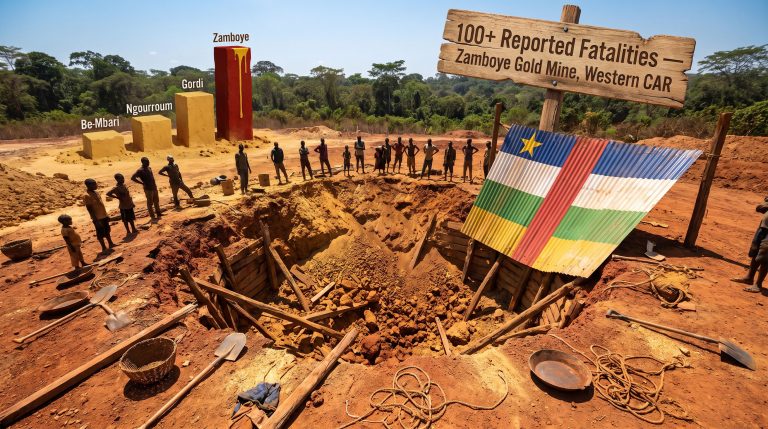 Central African Republic Gold Mine Collapse Kills 100+