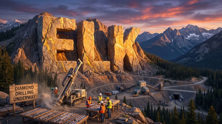 ELK Range Mining Ltd-ELK-ELK diamond drilling mountain exploration site