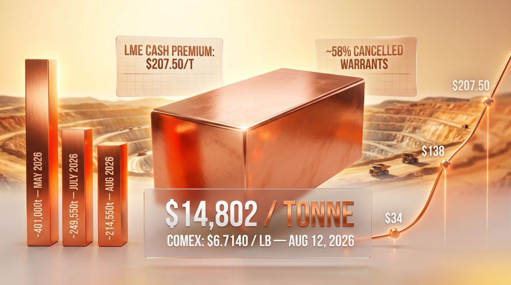 Copper Prices Surge Past $14,800: Supply Crunch 2026