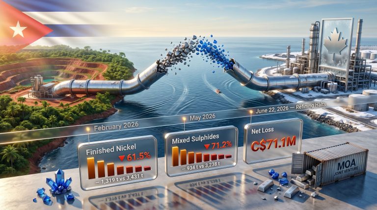Sherritt Cuba Disruptions & Losses: Q2 2026 Impact