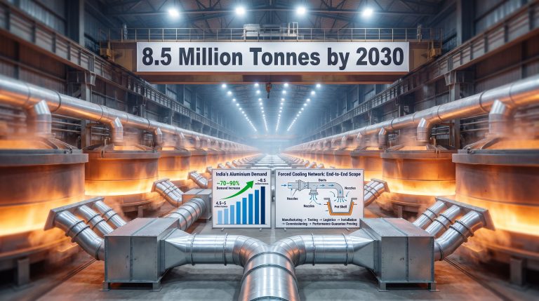 Ducon Cooling System Contract at Indian Aluminium Smelter